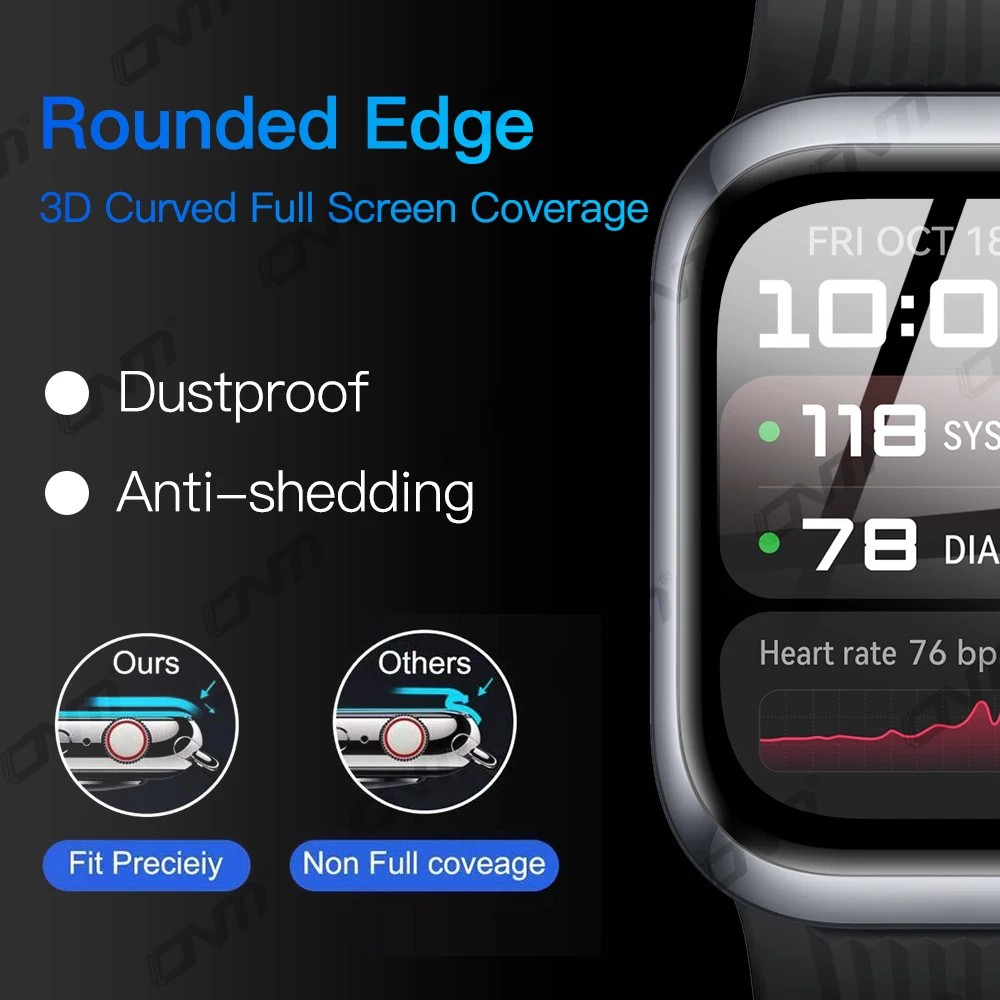 Película protectora 5D para Huawei Watch D2, Protector de pantalla antiarañazos, Protector de pantalla para reloj inteligente (no vidrio), accesorios - imagen 3