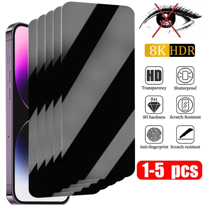 Protector de pantalla de privacidad para OPPO A95 A96 A94 A93 A98 A97 A79 A78 A58 A77 A57 A74 A73 A54 A55 A56 A83 A17 A16 A15 vidrio antiespía