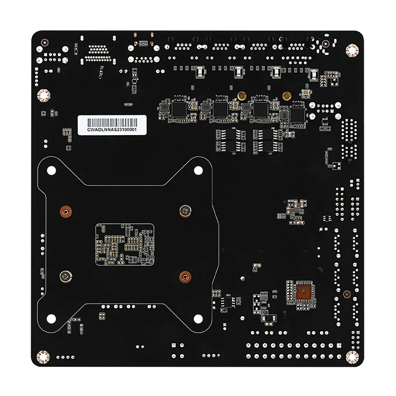 Placa base NAS N100 de 6 bahías, tarjeta de red 4x, 2,5G, 6x, SATA3.0, 2x, M.2, NVMe, DDR5, 17x17, Mini ITX, con PCIE, DIY, NAS - imagen 3
