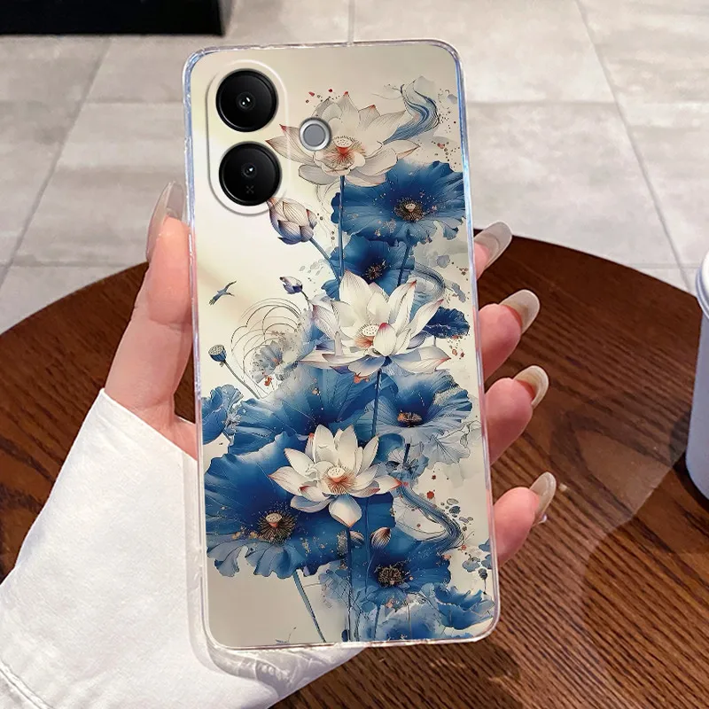 Carcasa para Vivo V60 Lite, estética, dragón de lujo, lindo, genial, para niños y niñas, funda trasera de silicona suave para teléfono, carcasa transparente de TPU - imagen 5