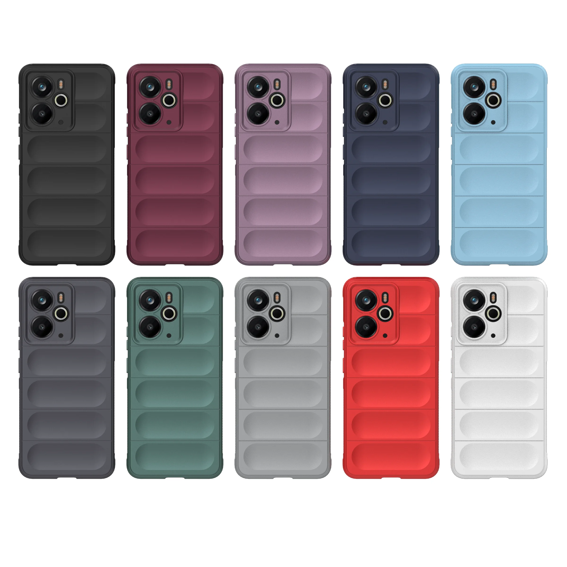Funda de lujo para Realme 14 5G, Funda Realme 14, Funda Coque de silicona suave, parachoques trasero respetuoso con la piel Realme 14 - imagen 3