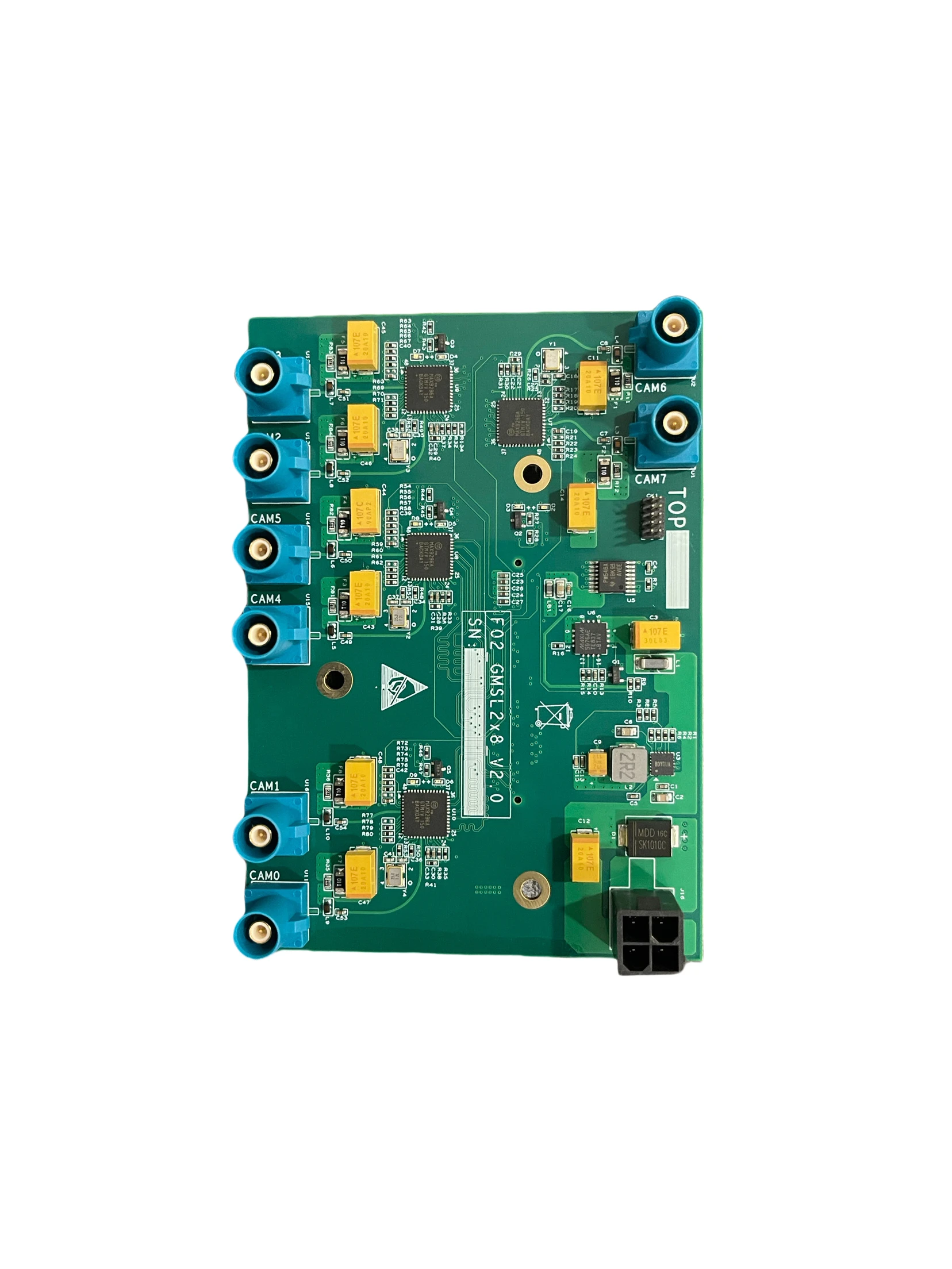 Placa de expansión GMSL2 de 8 vías, compatible con el kit Orin AGX