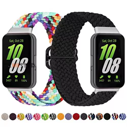 Correa de nailon para Samsung Galaxy Fit 3, pulsera trenzada ajustable, pulsera de repuesto para Samsung Fit 3