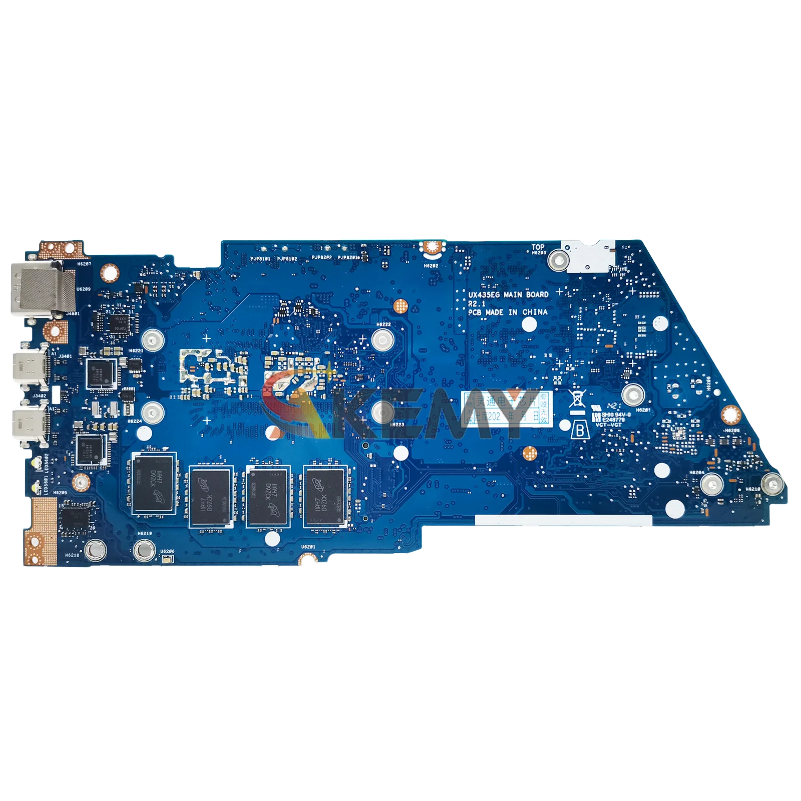 Placa base para ordenador portátil UX435EA para ASUS ZenBook UX435E UX435EA BX435E U4800EGL RX435E UX435EG con 11th Gen I3 i5 i7 stk - imagen 2