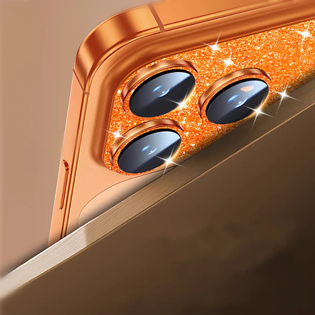 Protector de cámara de Metal con purpurina completa para IPhone 17 Pro Max Air 17Pro Sparkle HD, cubierta de anillo de lente de vidrio, película protectora - imagen 3