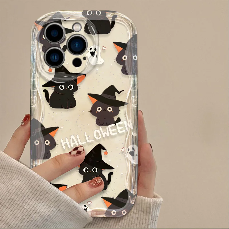 Funda de Tpu para Honor, carcasa bonita de gato fantasma, corazón de amor, X6B, X8, X8A, X7, X7A, X9, 200, X6, X6S, X6A, X7B, X8B, X9B, 9X, 90, 20, 50, 70, Magic 6, 4 Lite - imagen 3