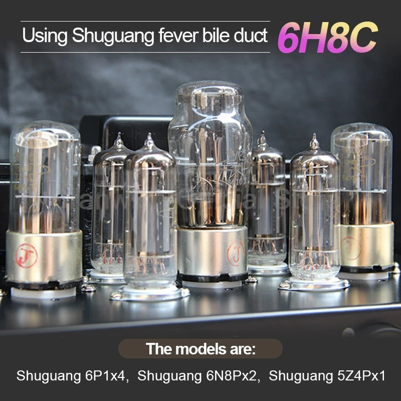 Amplificador de tubo de vacío HiFi Fever, amplificador de sonido de 220V, amplificador de vesícula biliar de salida de un solo extremo de doble canal para reproducción de música en interiores - imagen 4