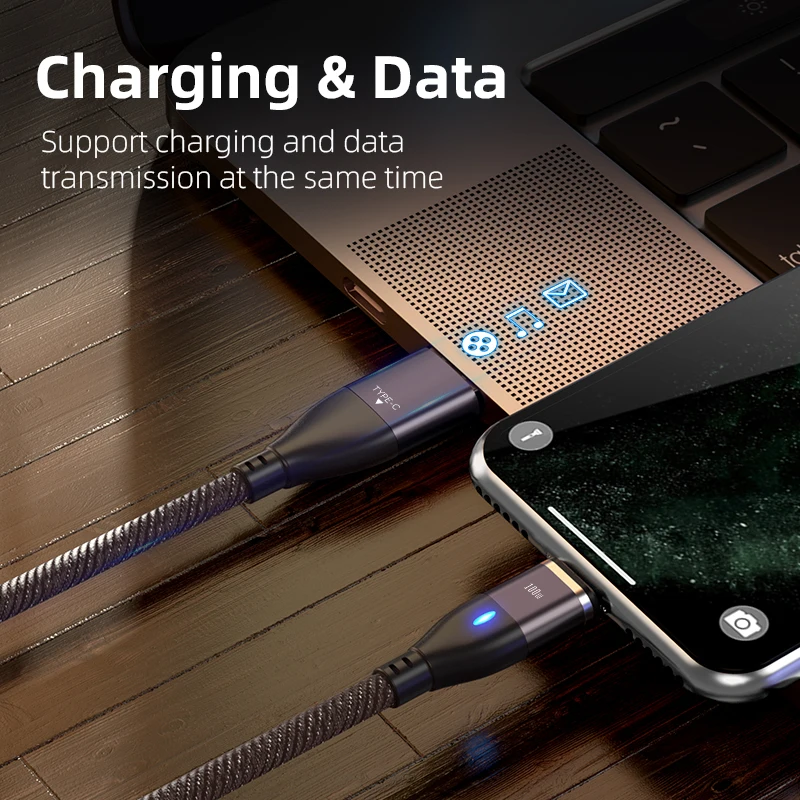 Cable de datos magnético para teléfono de carga rápida PD 6 en 1 - Salida de 100 W compatible con computadoras portátiles y múltiples interfaces - imagen 5