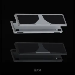 ZIRNEX Reposamanos Metal – Reposamuñecas para Teclado Mecanizado
