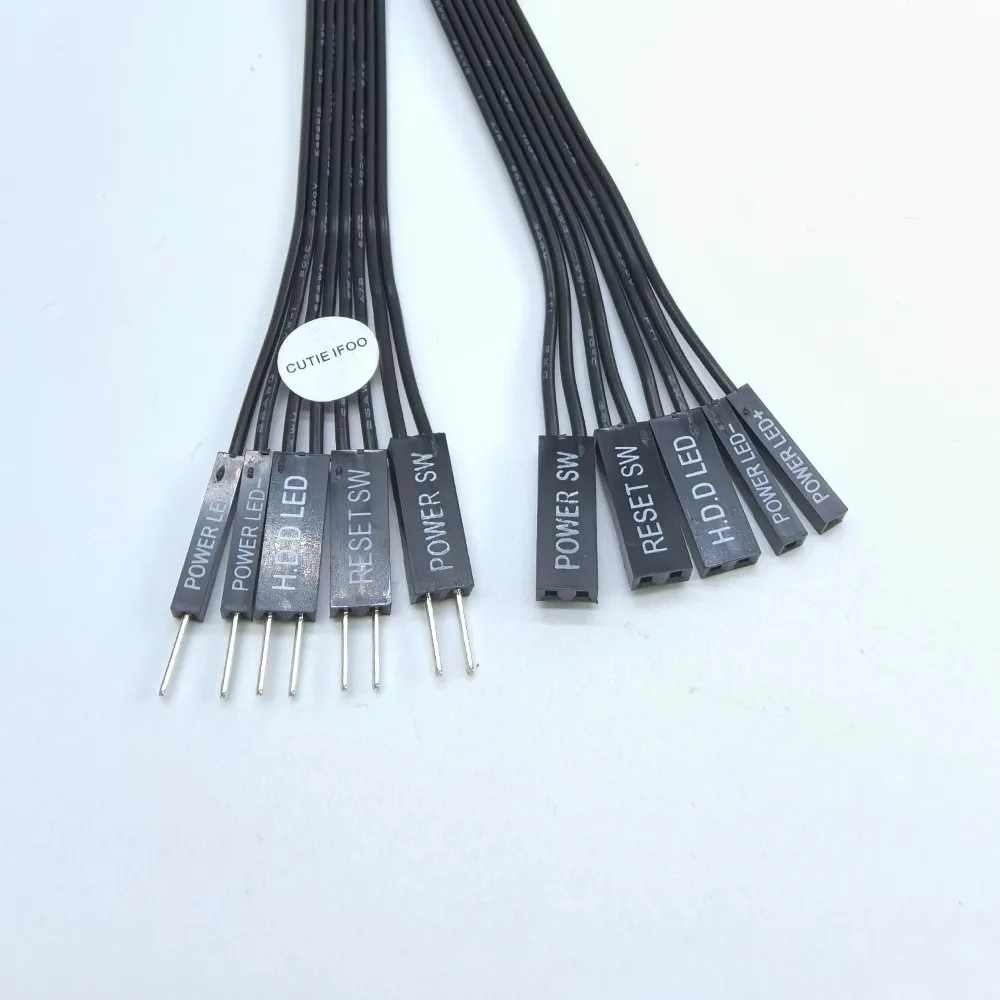 Cable adaptador HDD/PWR LED para placa base - encendido y reset - imagen 4