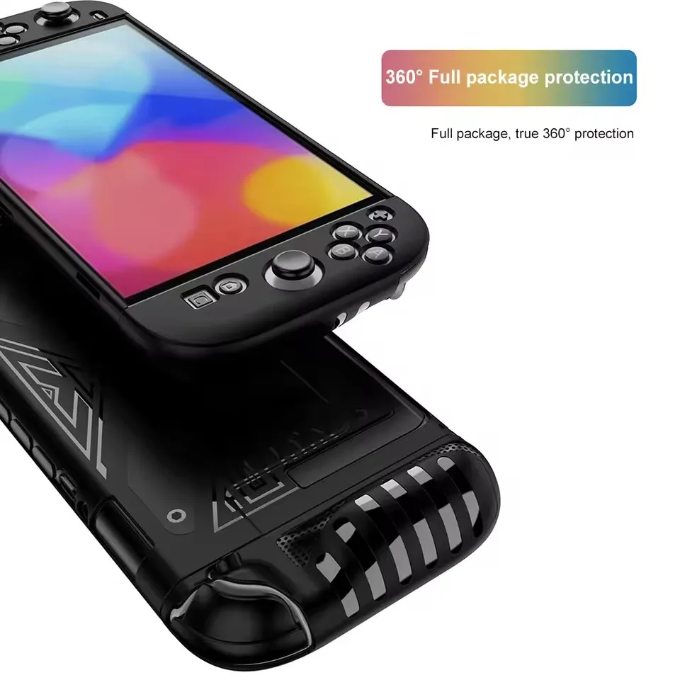 Funda protectora negra de TPU para consola de juegos Nintendo Switch 2, carcasa dura, Compatible con Switch 2 2nd 2025, Gamepad - imagen 2
