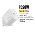 20W White UK Plug