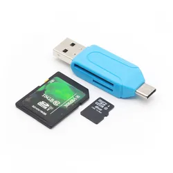 Lector de Tarjetas USB 2.0 SD microSD para PC y Portátil