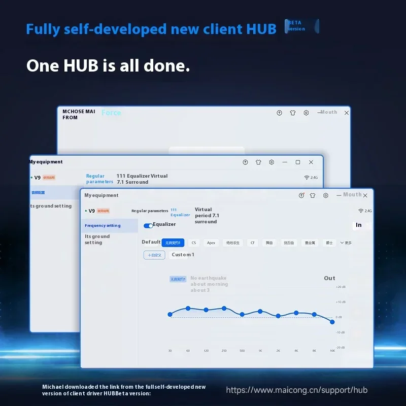 MCHOSE V9 Pro auriculares inalámbricos Bluetooth personalizados modo Tri ergonomía reducción de ruido bobina móvil auriculares para juegos de baja latencia - imagen 5