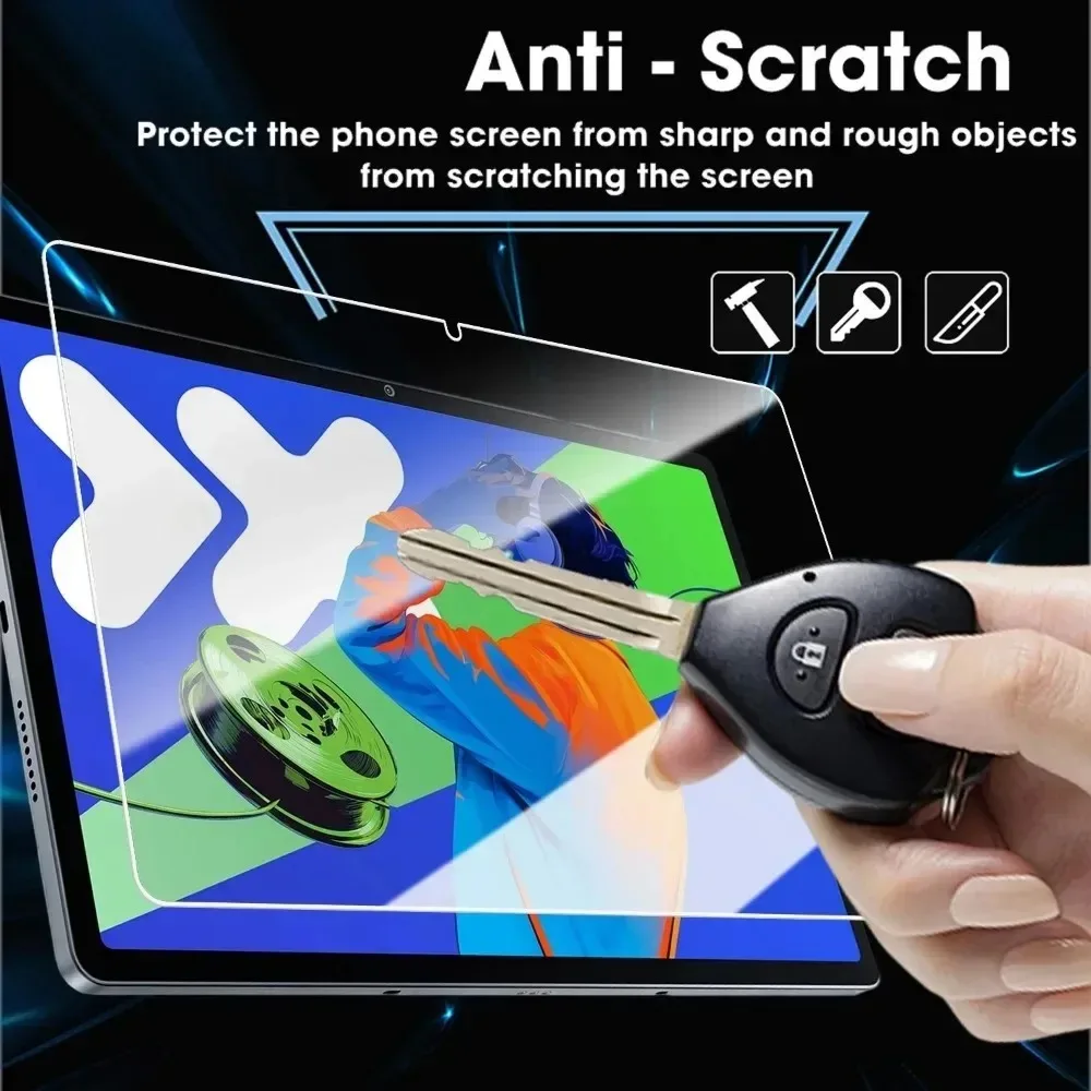 Vidrio templado 9H fácil de instalar para Xiaoxin Pad Pro 12,7 2025 Protector de pantalla HD Películas antiarañazos con kit de alineación automática - imagen 5