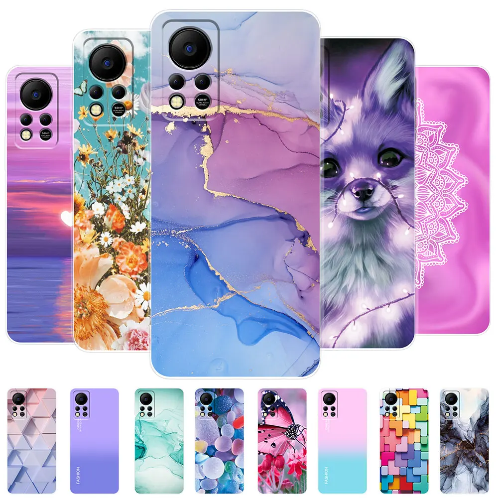 Funda trasera para Infinix HOT 11 S NFC X6812B, 6,78 pulgadas, a prueba de golpes, para Infinix Hot11s 11 s, NFC, silicona fina, parachoques transparente