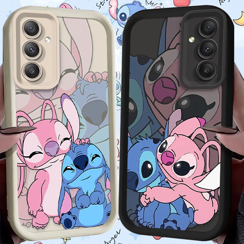 Funda Disney Cute Angel Stitch para Samsung Galaxy A54 A05S A05 A34 A24 A14 A53 A33 A23 A13 A52 A52S A32 A22 A12 A71 A51 A31 - imagen 2