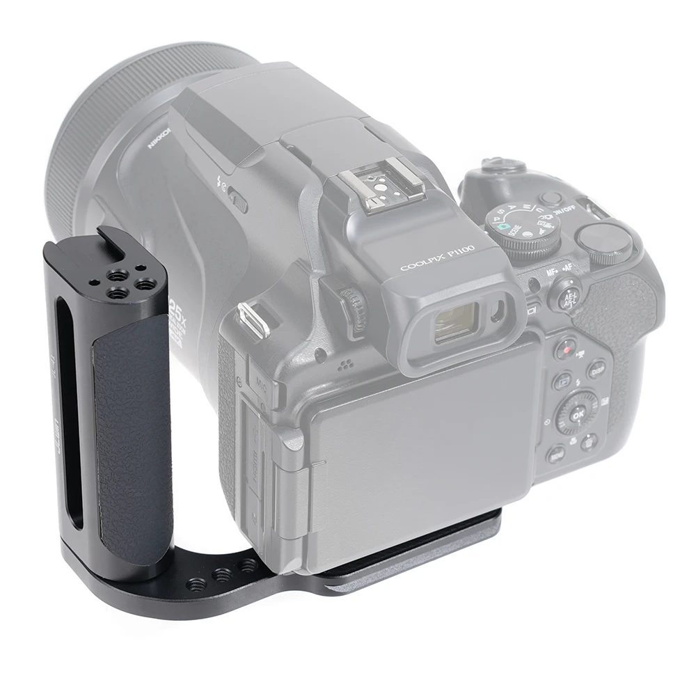 FOTGA-mango lateral izquierdo para cámara de disparo Vertical, placa L de liberación rápida con ranuras para tornillos 1/4 para cámaras Sony, Nikon y Canon - imagen 5
