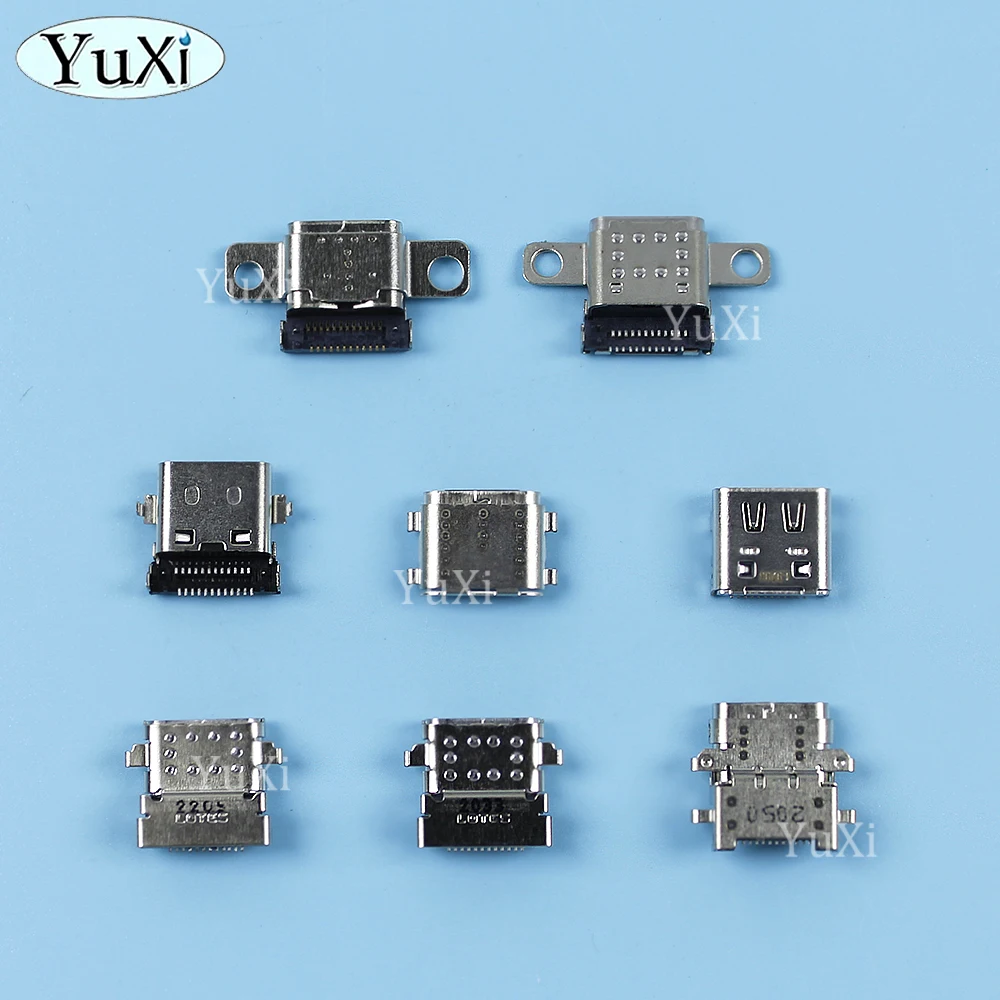 Puerto de carga USB tipo C para Lenovo ThinkPad, conector de alimentación hembra de 24 pines para Yoga C940, R14, E14, E15, E590, E595, 1 unidad - imagen 2