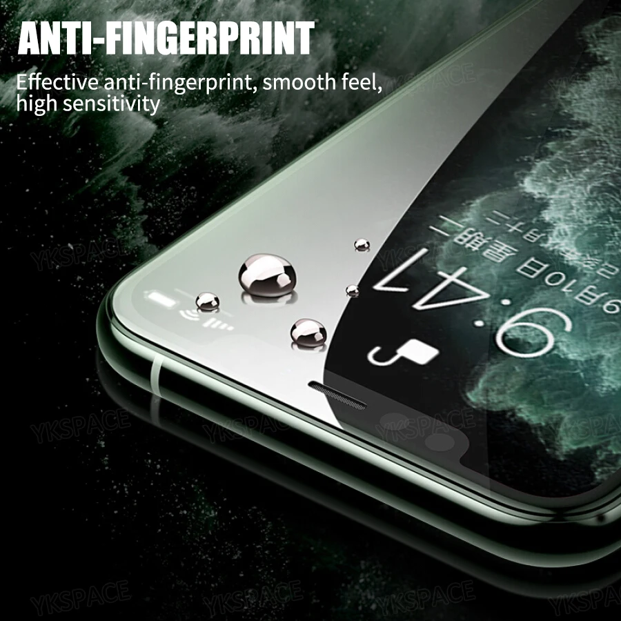 Protector de pantalla de vidrio templado curvo 5D para iPhone, cubierta completa, 9H, X, XR, XS, 11, 12, 13, Mini, 14, 15 Pro Max, 6, 7, 8 Plus, SE, 1 a 2 unidades, 2020 - imagen 4