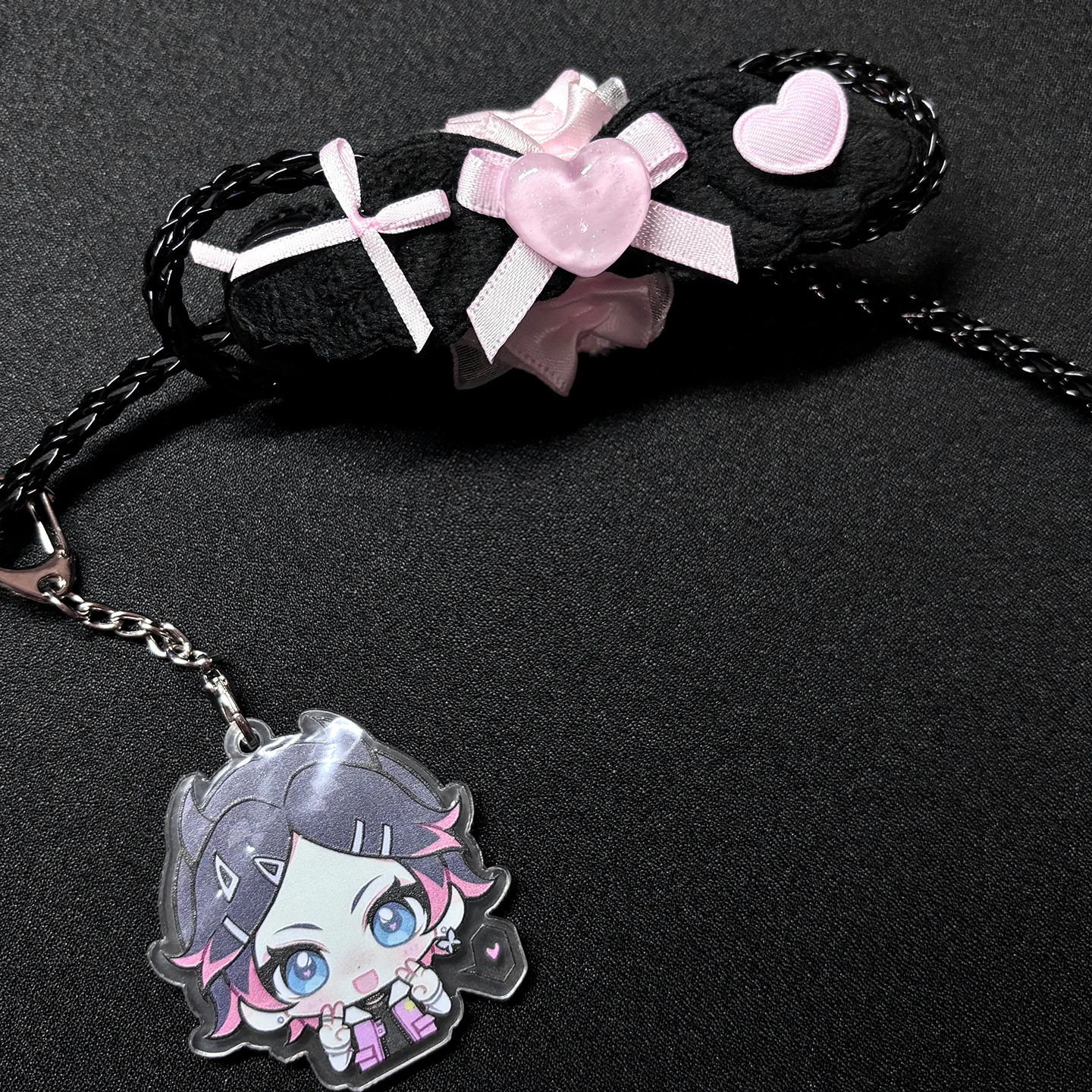 Cable de teclado Rgb con tema de clavo, luz de emisión completa, velocidad de retorno de 8K, 1,3 m, Cable de aviador de teclado de eje magnético de cobre y cristal único - imagen 3