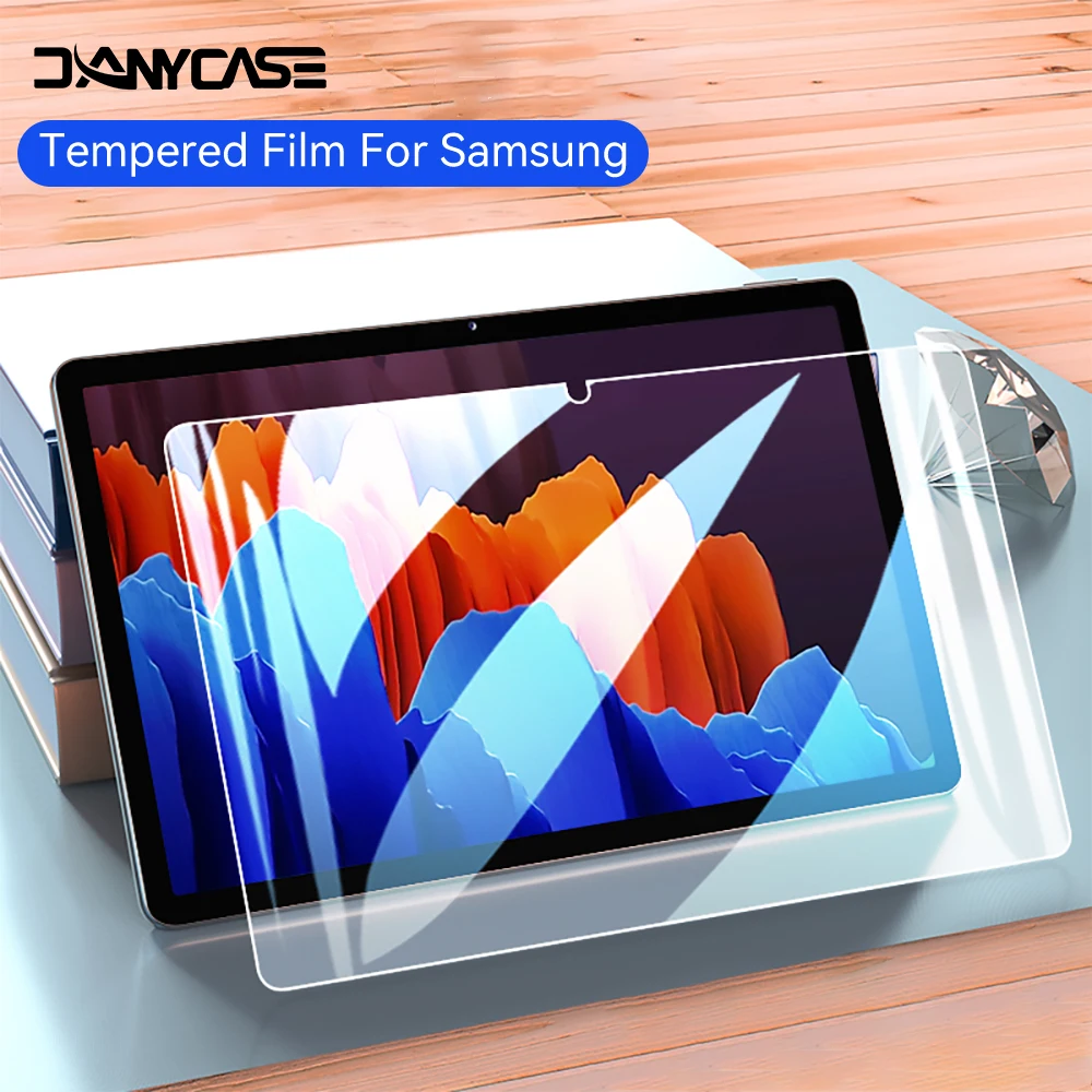 Protector de pantalla de vidrio templado para Samsung Galaxy Tab S6 lite S5E S7 S8 Tab A7 A8 A 8,0 9,7 10,1 10,4 10,5 11 2021 2020 2022 - imagen 2