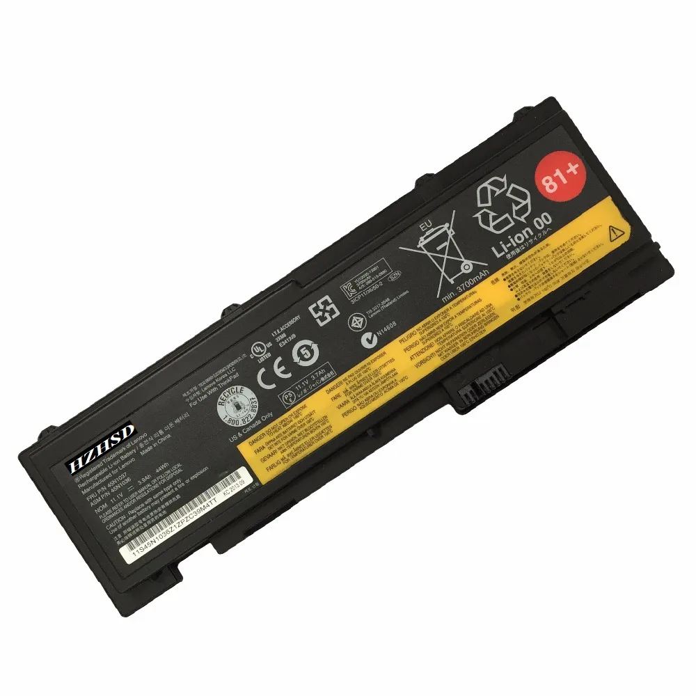 11,1 V 44Wh Original nueva T430s T420S batería del ordenador portátil para Lenovo 45N1036 45N1037 45N1038 0A36309 - imagen 2