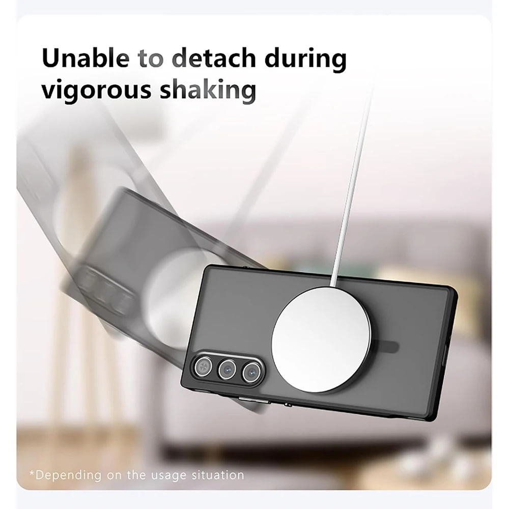 Funda para Magsafe, funda trasera dura mate inalámbrica magnética para teléfono ZTE Red Magic 11 10 Pro Air 9 9S 8S 8 Plus - imagen 2