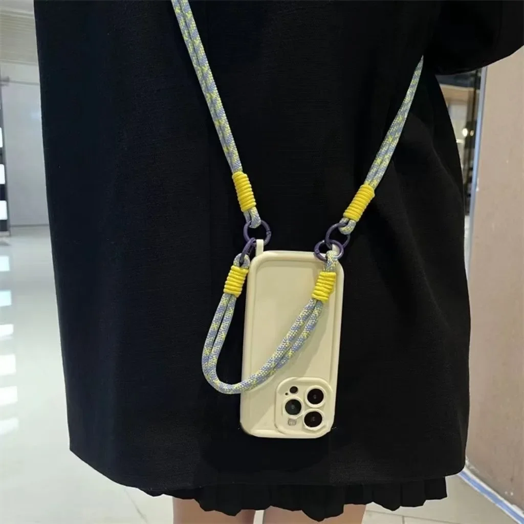 Correa para la muñeca, cordón cruzado, collar, funda de silicona para Xiaomi 15 Ultra 14 14T 13 Pro, contraportada - imagen 5