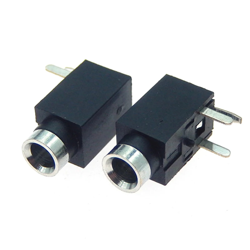 Conector de Audio hembra de 10 piezas y 2,5mm de diámetro, 5mm, 3 pines, DIP, para auriculares, PJ210, PJ-210A/2F01, 2,5 MM - imagen 2