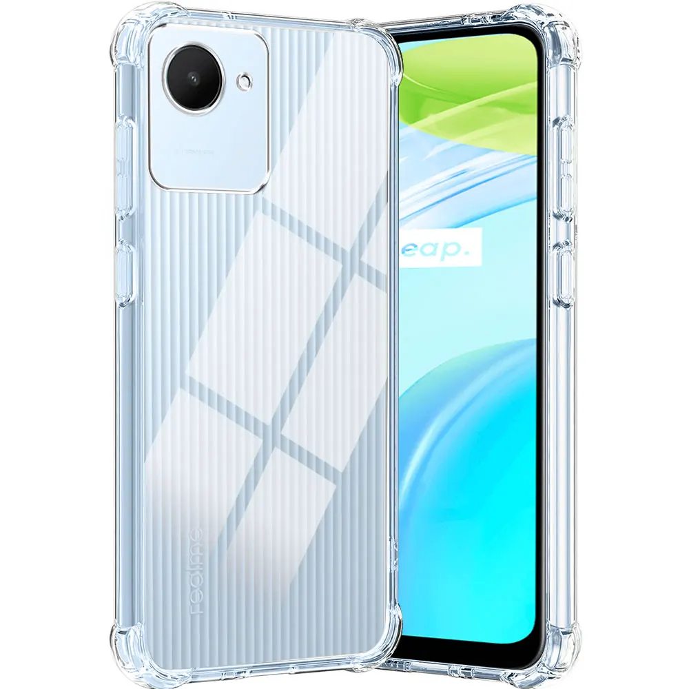 Funda de teléfono para Realme Narzo 50i Prime 30 20 funda transparente de silicona suave a prueba de golpes para Realme Narzo N53 N55 N63 Fundas