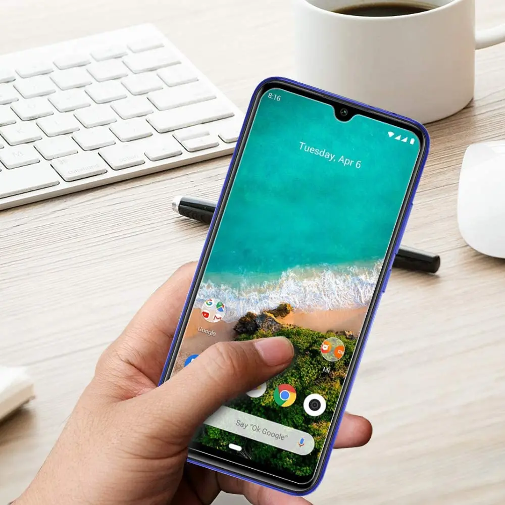 5 uds vidrio templado para Xiaomi Mi 9 8 SE 9T Pro Max 9 8 A3 A2 Lite 6 6X Mix 3 Play Protector de pantalla - imagen 3