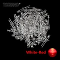 3MM White-Red 100pcs