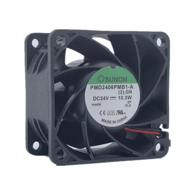 Sunon-ventilador de refrigeración de gran volumen de aire, PMD2406PMB1-A, 24V, 10,3 w, 6038, 6cm, tipo bola, nuevo - imagen 2