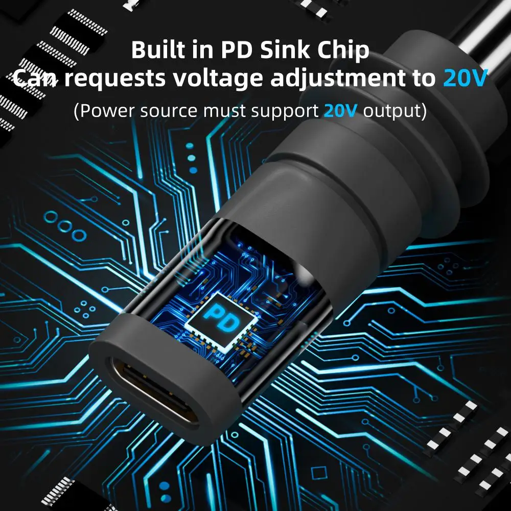 Adaptador USB-C a DC5521 para Starlink Mini – Carga Rápida