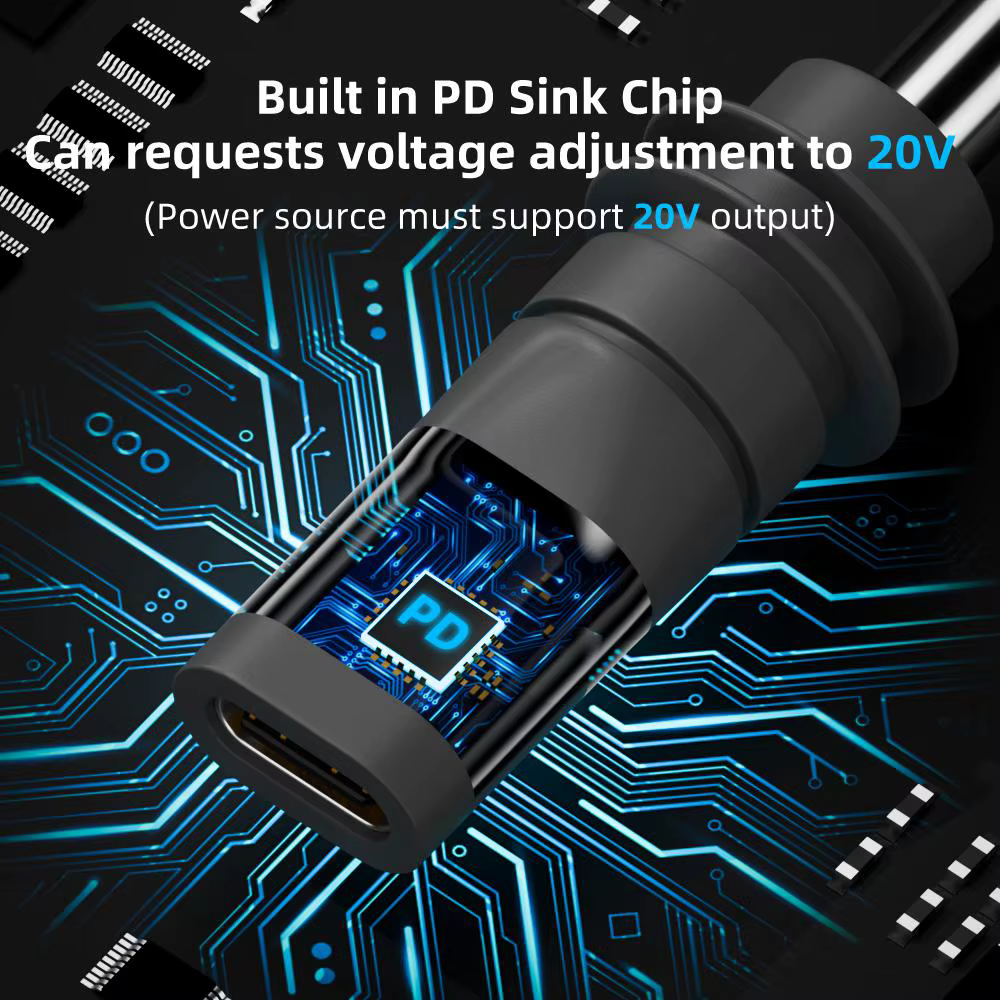 Adaptador USB-C a DC5521 para Starlink Mini – Carga Rápida