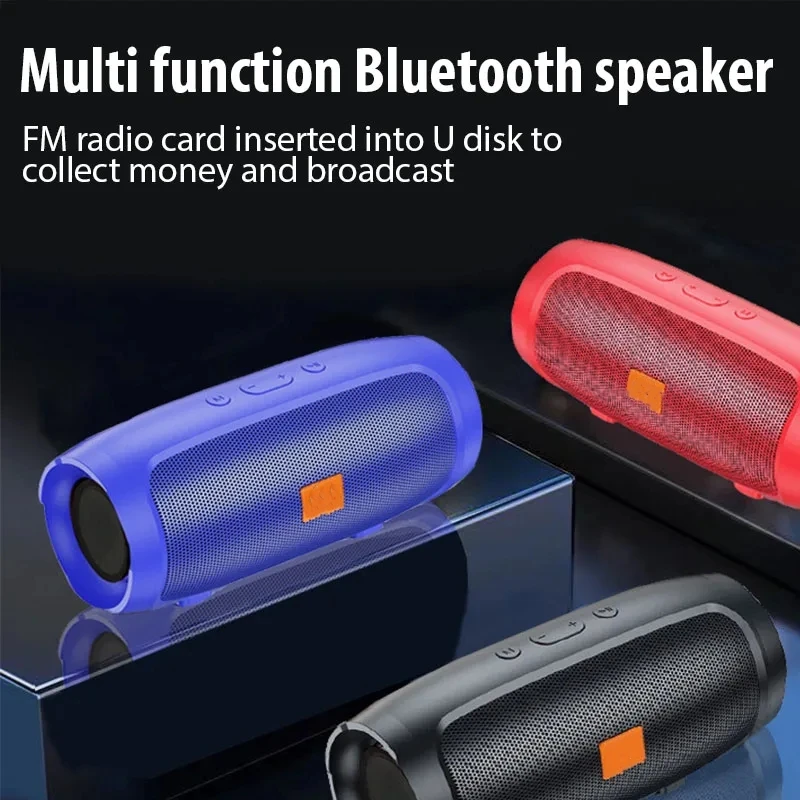 Altavoz compatible con Bluetooth, altavoz doble estéreo para exteriores, reproducción Tfusb, transmisión de voz, Subwoofer portátil, altavoz inalámbrico - imagen 5