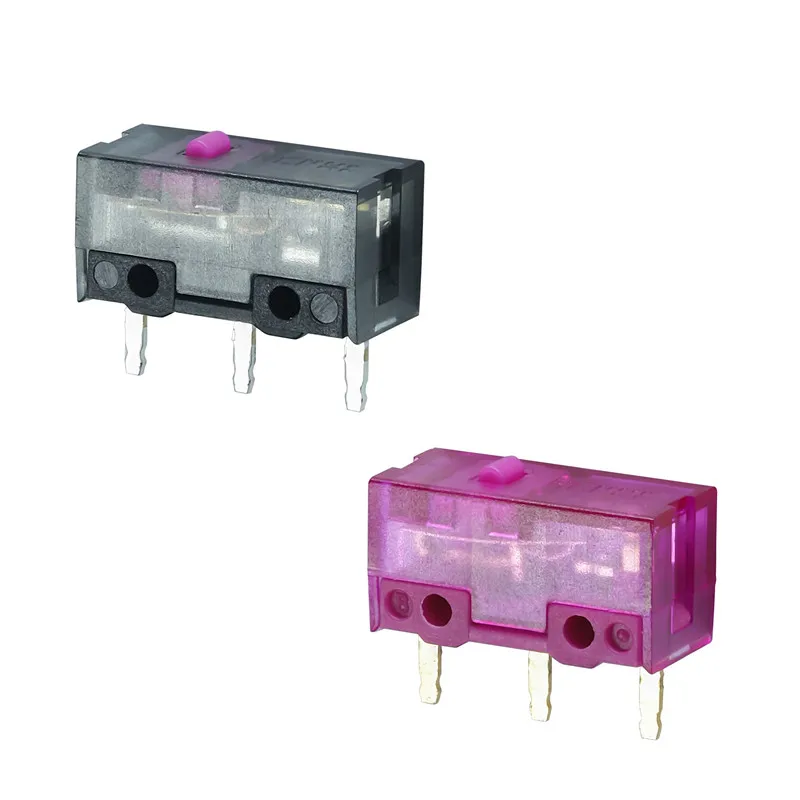 KaiLong Microinterruptor de ratón Púrpura Oro Rosa Punto 150 Millones Haga clic en toda la vida Negro Transparente 100 millones Haga clic en toda la vida - imagen 5