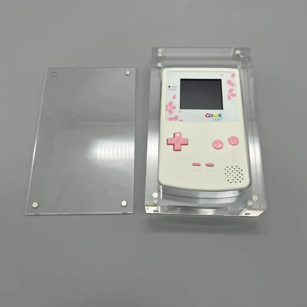 Consola de juegos, cubierta magnética acrílica, caja de exhibición para consola, caja de almacenamiento para Gameboy COLOR para GBC - imagen 2