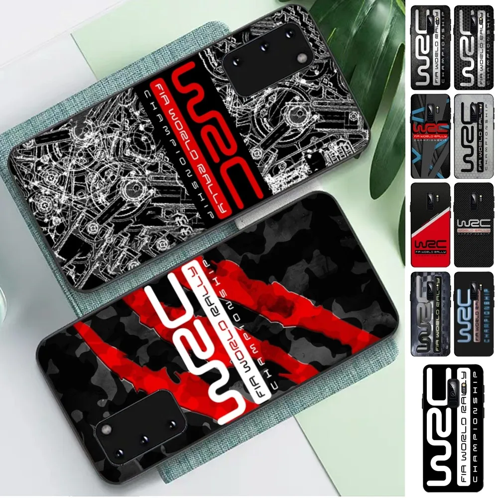 Funda de teléfono con logo WRC Rally Racing para Samsung S 9 10 20 21 22 23 30 23plus lite Ultra FE S10lite Fundas