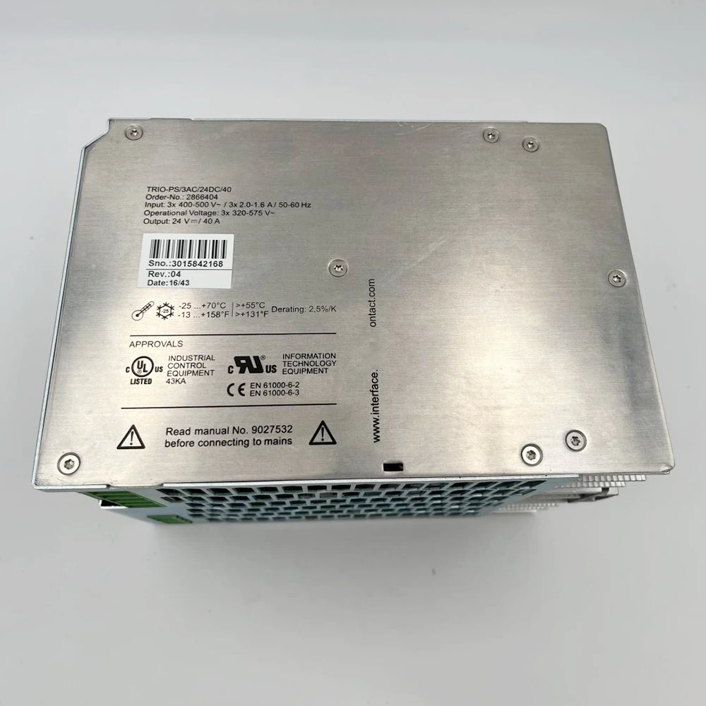2866404 TRIO-PS/3AC/24DC/40 Fuente de alimentación Envío rápido de alta calidad - imagen 5