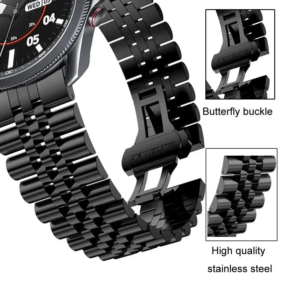 Correa de acero inoxidable de 22mm para Fossil GEN 6, pulsera de 44mm para Fossil GEN 5E 44mm/GEN 5 LTE 45mm/Julianna Garrett Carlyle HR - imagen 5