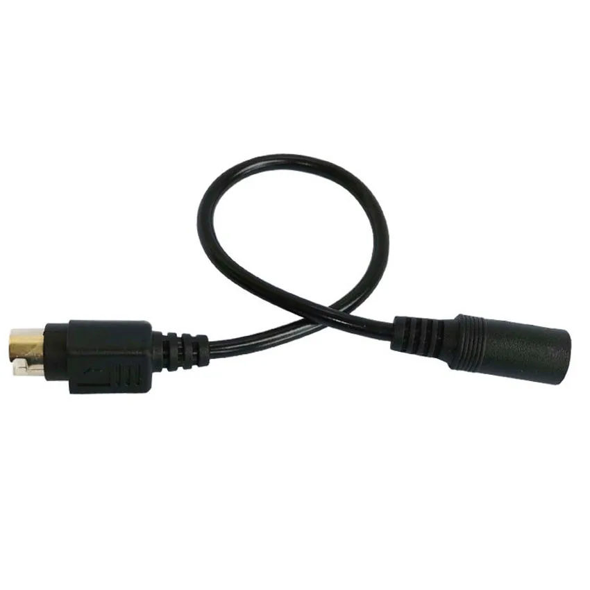 Cable hembra de 5,5x2,5mm a macho de 3/4 pines para SATO TG-5011-19V-ES, solo un cable de 4 pines para TV, LCD, VCR, fuente de alimentación, 1 unidad - imagen 4