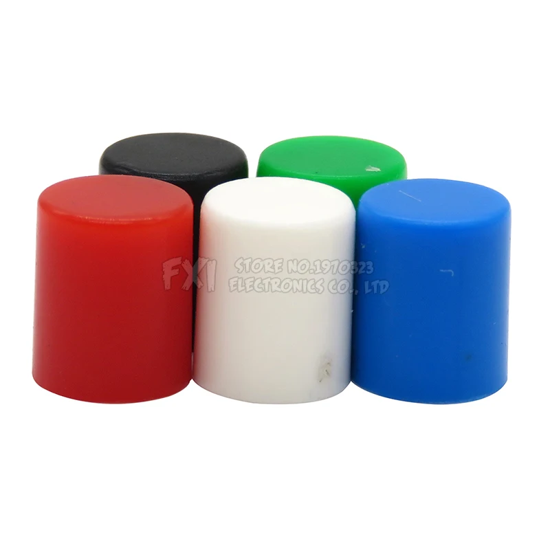 Juego de microinterruptores de botón de 6 pines, set de 10 interruptores con tapa de reinicio automático, pulsador táctil momentáneo, 8,5x8,5mm, 8,5x8,5mm, 20 piezas - imagen 5