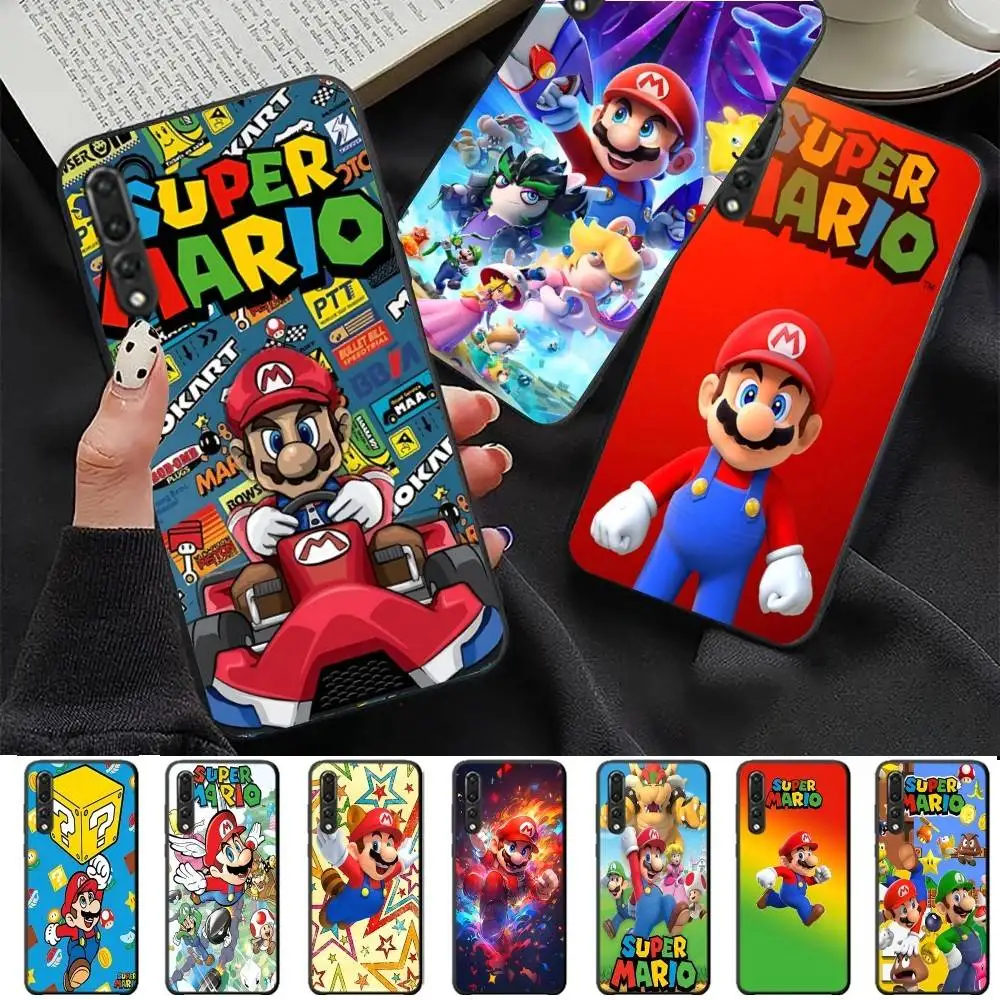 Funda de teléfono de dibujos animados de Anime Supers m-marios para Huawei P 8 9 10 20 30 40 50 Pro Lite Psmart Honor 10 lite 70 Mate 20lite - imagen 2