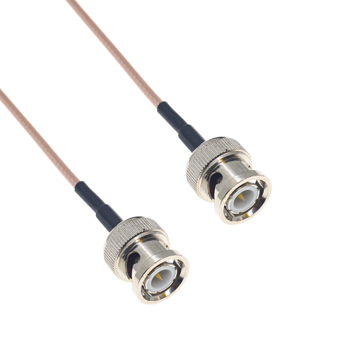 RG316 Cable BNC MALE TO BNC MALE Q9 PLUG Connector Extension WIRE RF Coaxial Coax Brass Copper WIFI Radio Jumper Pigtail - imagen 2