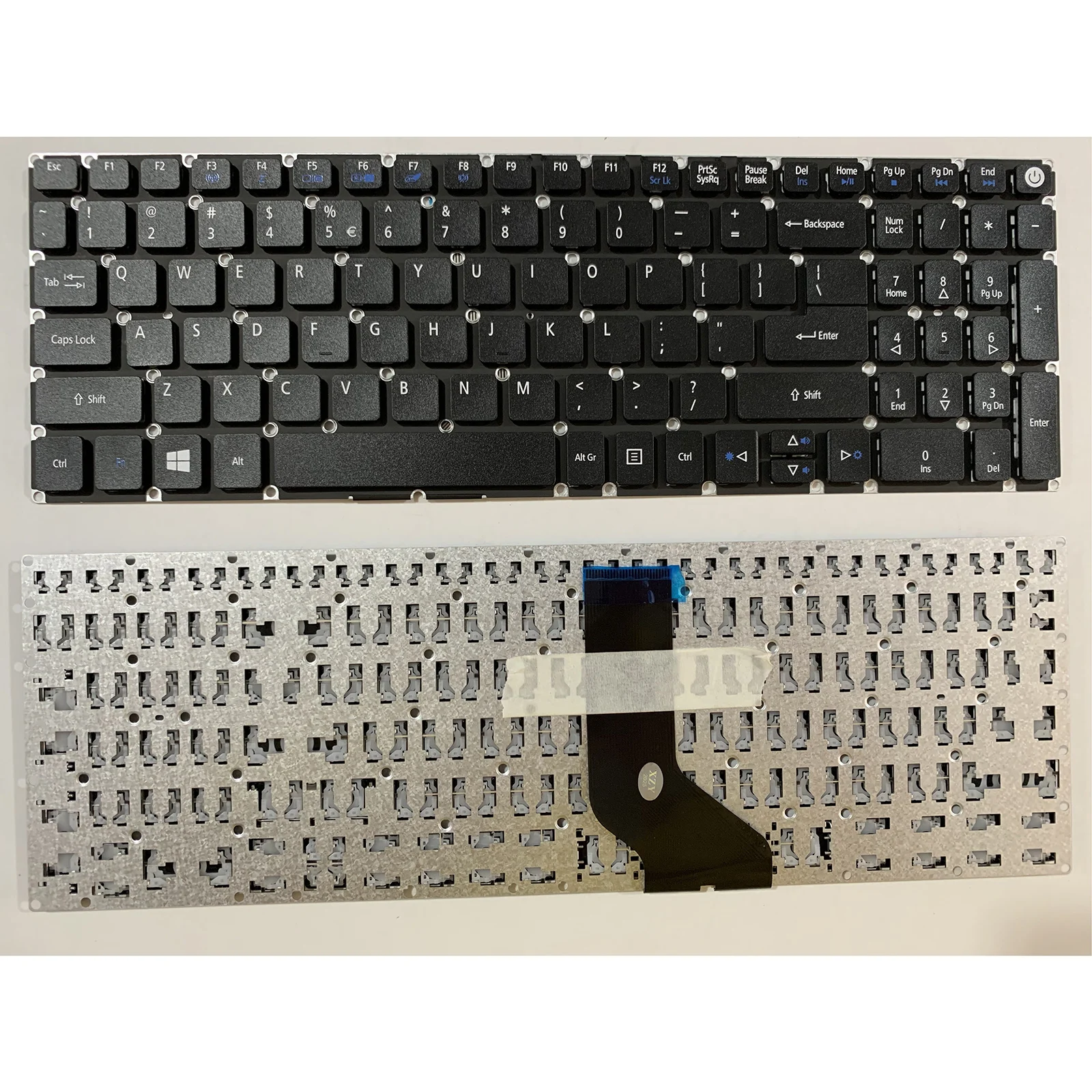 Teclado de ordenador portátil con diseño estadounidense para Acer Aspire A515-41 A515-51 A517 E5-573T E1-771G V3-574 A5