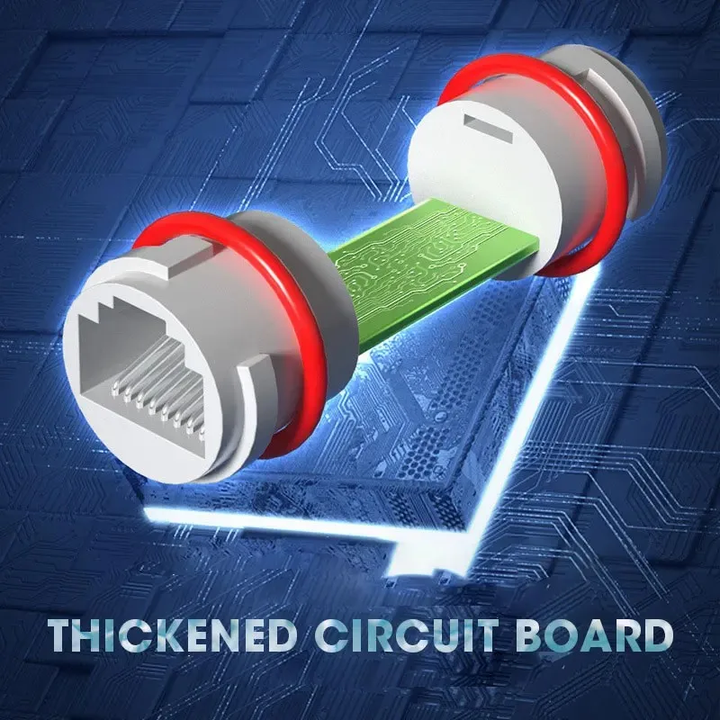 ZoeRax-conector RJ45 a prueba de agua IP67, acoplador de Cable de red Ethernet, acoplador Lan para exteriores, adaptador hembra para Cat5e CAT6 - imagen 4