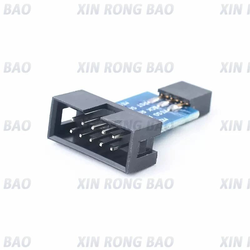 Placa adaptadora de 10 pines a 6 pines para AVRISP MKII USBASP STK500 de alta calidad - imagen 2