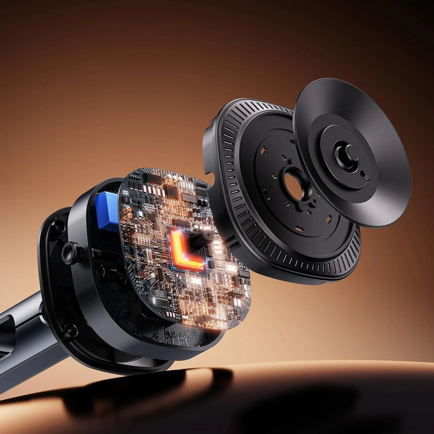 Soporte eléctrico para coche con ventosa, para DJI Action 6 5 Pro Action 4 3 GoPro Mini Hero 13 12 11 10 9 Insta360 X5 X4 X3 Ace Pro - imagen 4